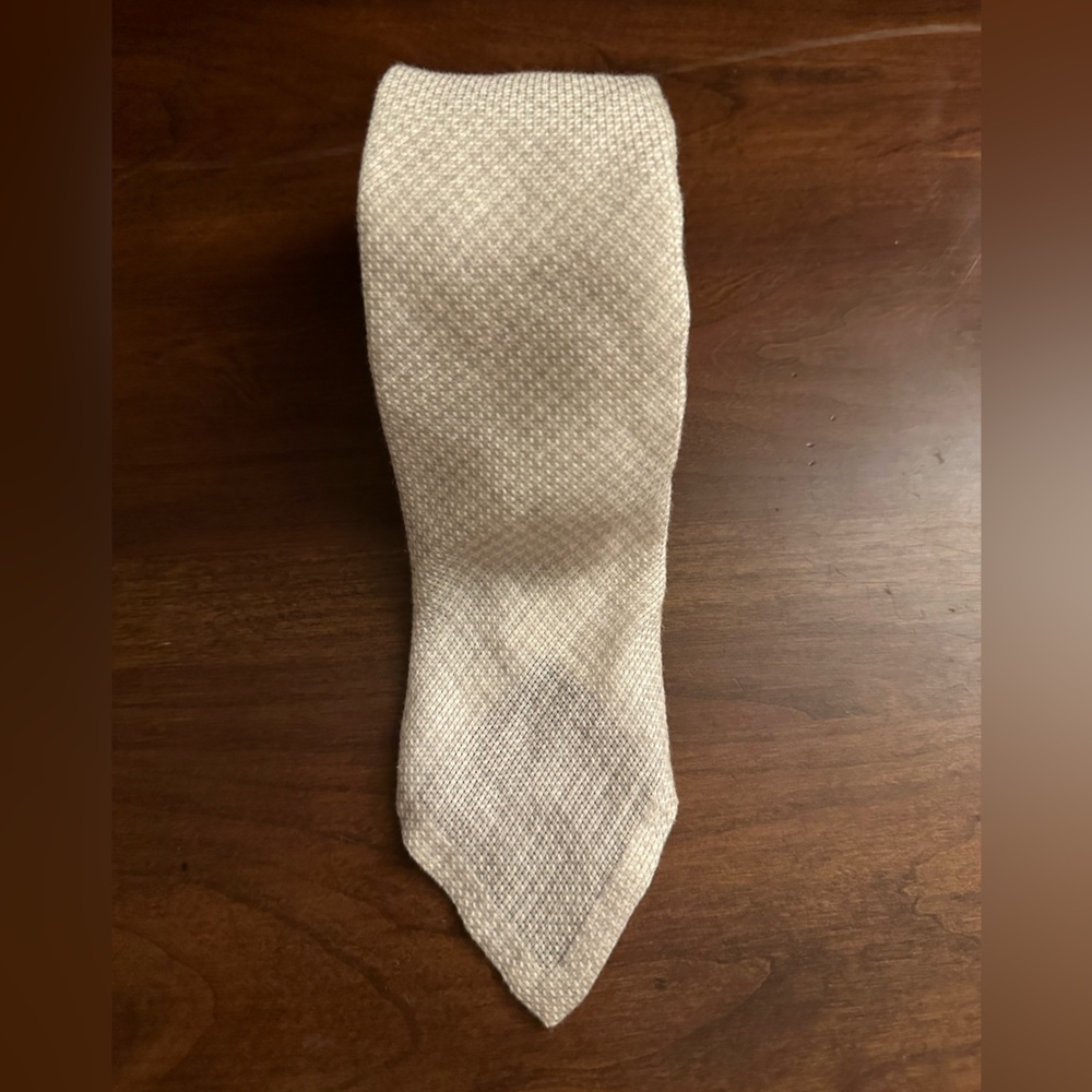 Light Brown Houndstooth Tie